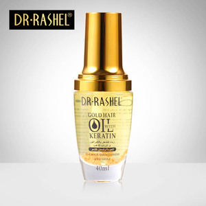 Gold hair oil